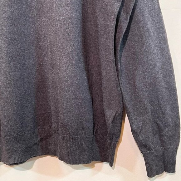 Men’s Dark Gray Old Navy V Neck Sweater Size Large - Picture 8 of 8